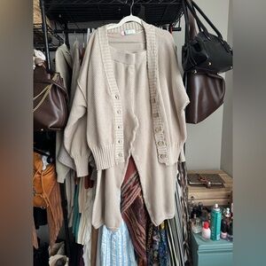 Free People Hailee Cardi Set LARGE